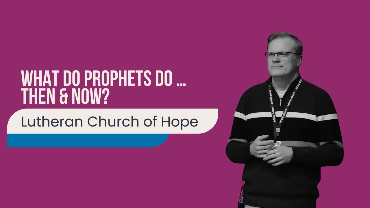 What Do Prophets Do &hellip; Then & Now? | Mike Housholder | 12.7.25