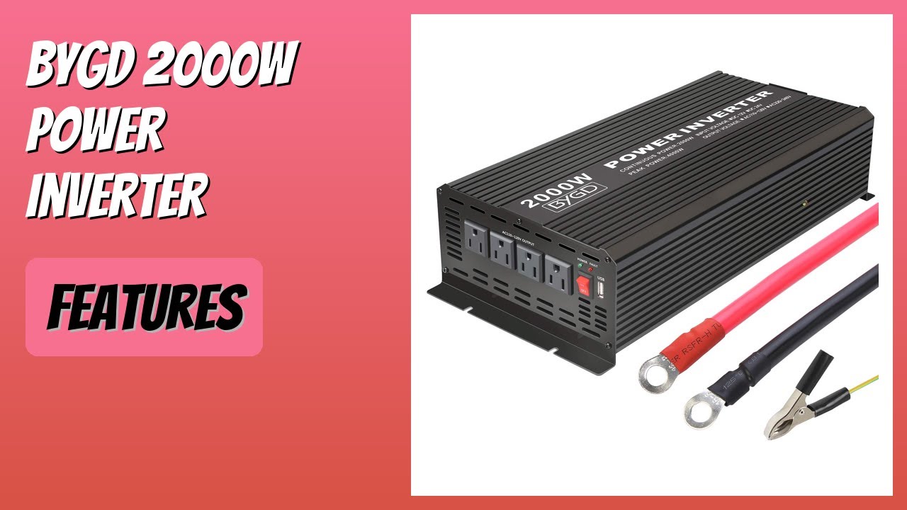 REVIEW (2026): BYGD 2000W Power Inverter. Features