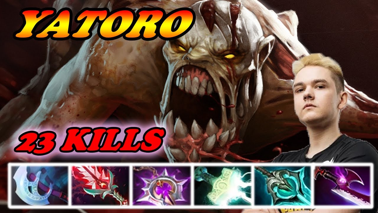 Yatoro Lifestealer 7.38 carry 6 slots 23 kills | YATORO Dota 2