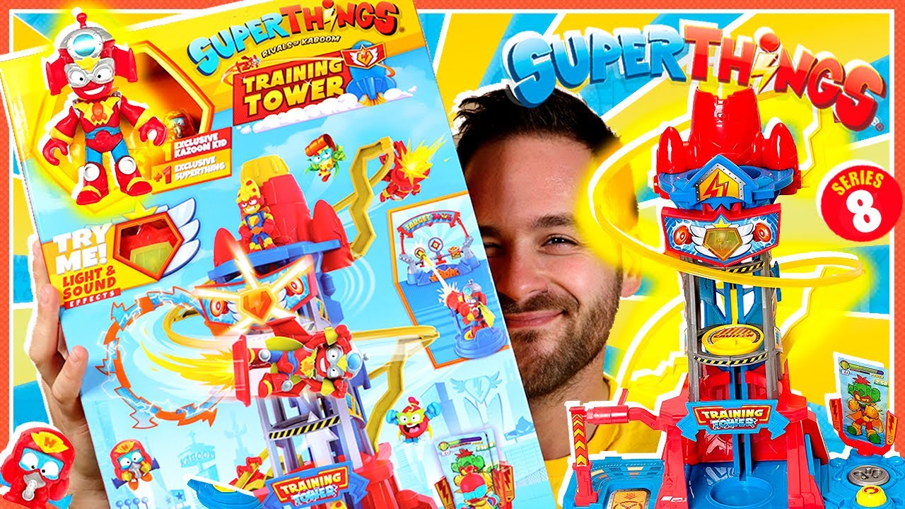SuperThings Kazoom Kids UNBOXING TRAINING TOWER Series 8 en Pe Toys