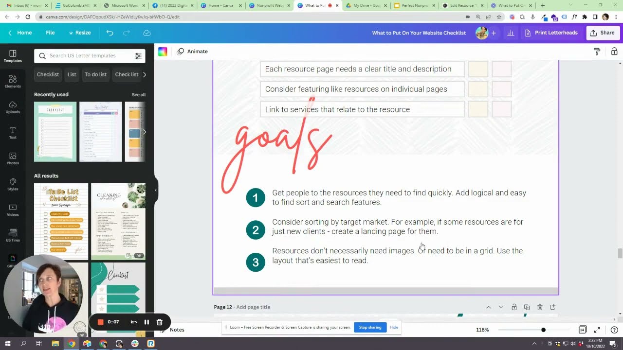 Canva Hacks - Aligning Bullets and Numbers