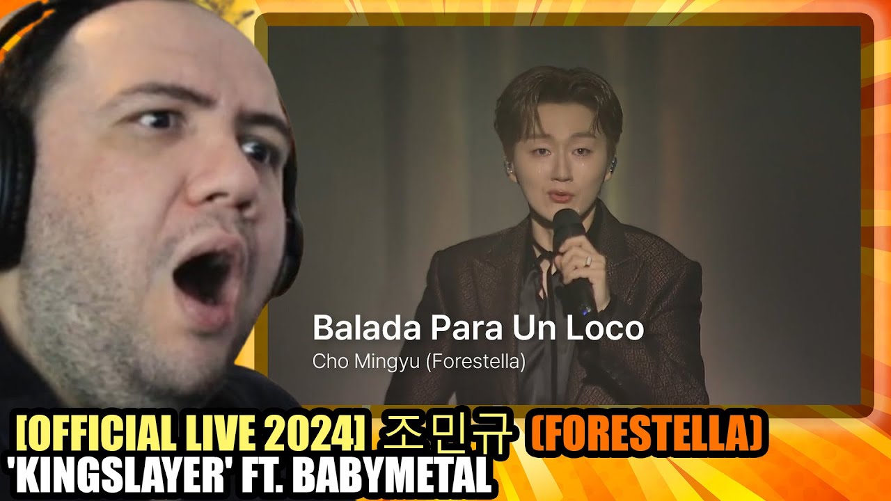 🇰🇷🇦🇷 [Official Live 2024] 조민규 (Forestella) - Balada para un loco (Feat.고상지) TEACHER PAUL REACTS