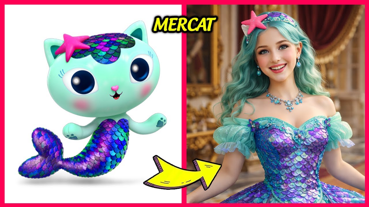 Gabby’s Dollhouse Characters as Princesses 🐱👑✨ ~ Guess the Voice Quiz | Gabby, DJ Catnip...