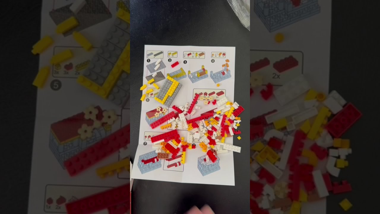 Armando una hamburgueseria de mini bloques tipo Lego #manualidades #buildingblocks #toys