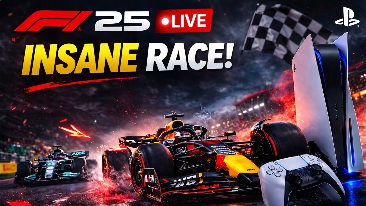 INSANE F1 25 RACE! 🛑 LIVE PS5 | LAST LAP MADNESS #song