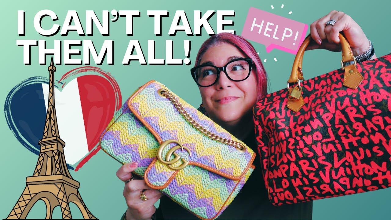 WHICH BAGS SHOULD I TAKE TO PARIS? 😬👜 | Help me choose! 🇫🇷