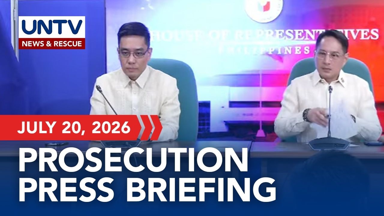 House Prosecutors update on Impeachment Trial | July 20, 2026