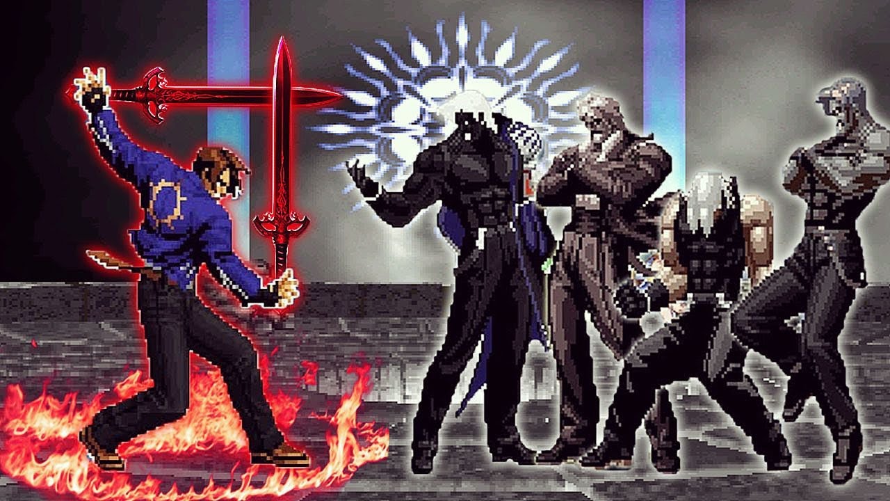 [KOF Mugen] Kyo Last Vs Ultimate Rugal Team