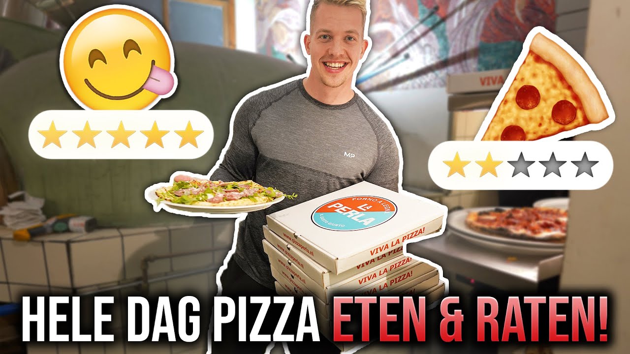 EEN HELE DAG PIZZA ETEN & RATEN | Epic Cheatday!
