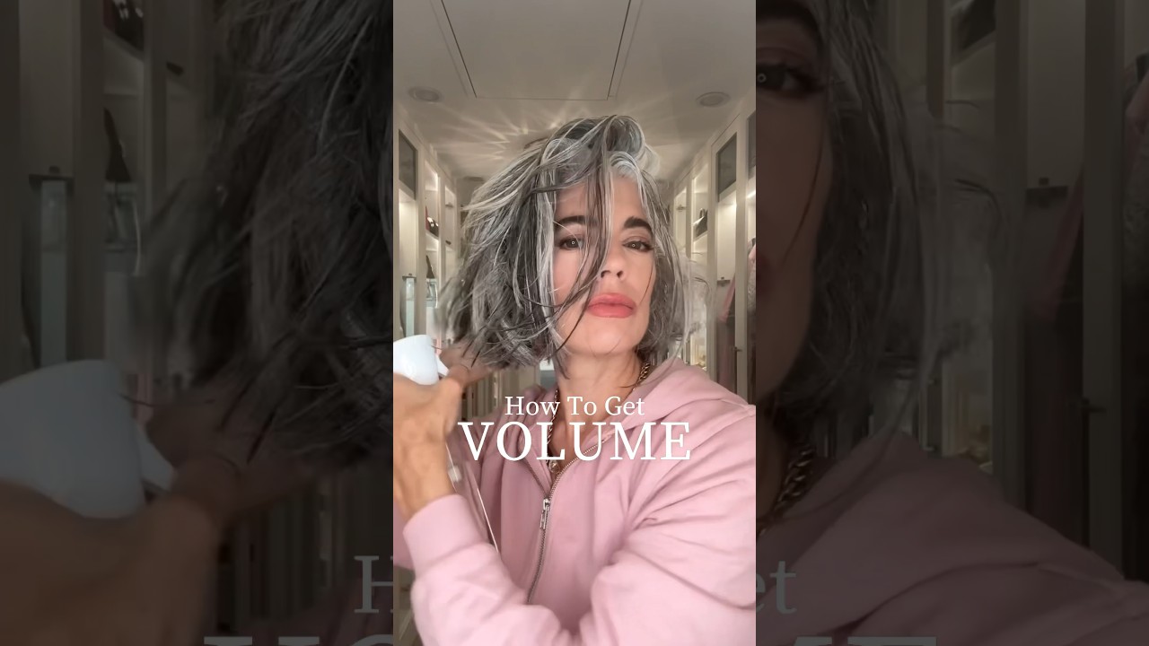 Pump Up The VOLUME 🔥| NiKOL Johnson #grayhair #hairvolume #nikolbeauty