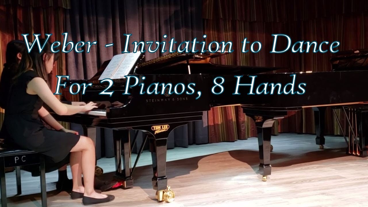 Weber - Invitation to the Dance For 2 Pianos, 8 Hands. Pacific Chamber Music Academy