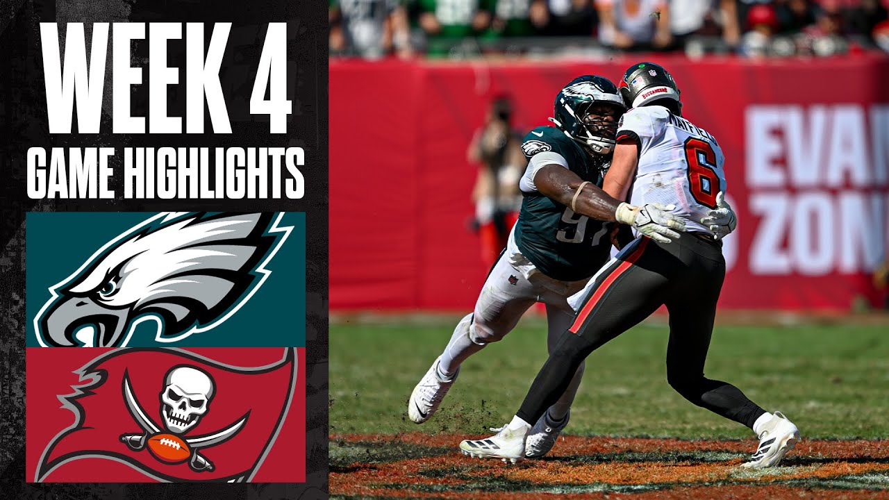 Eagles at Buccaneers | Week 4 Highlights