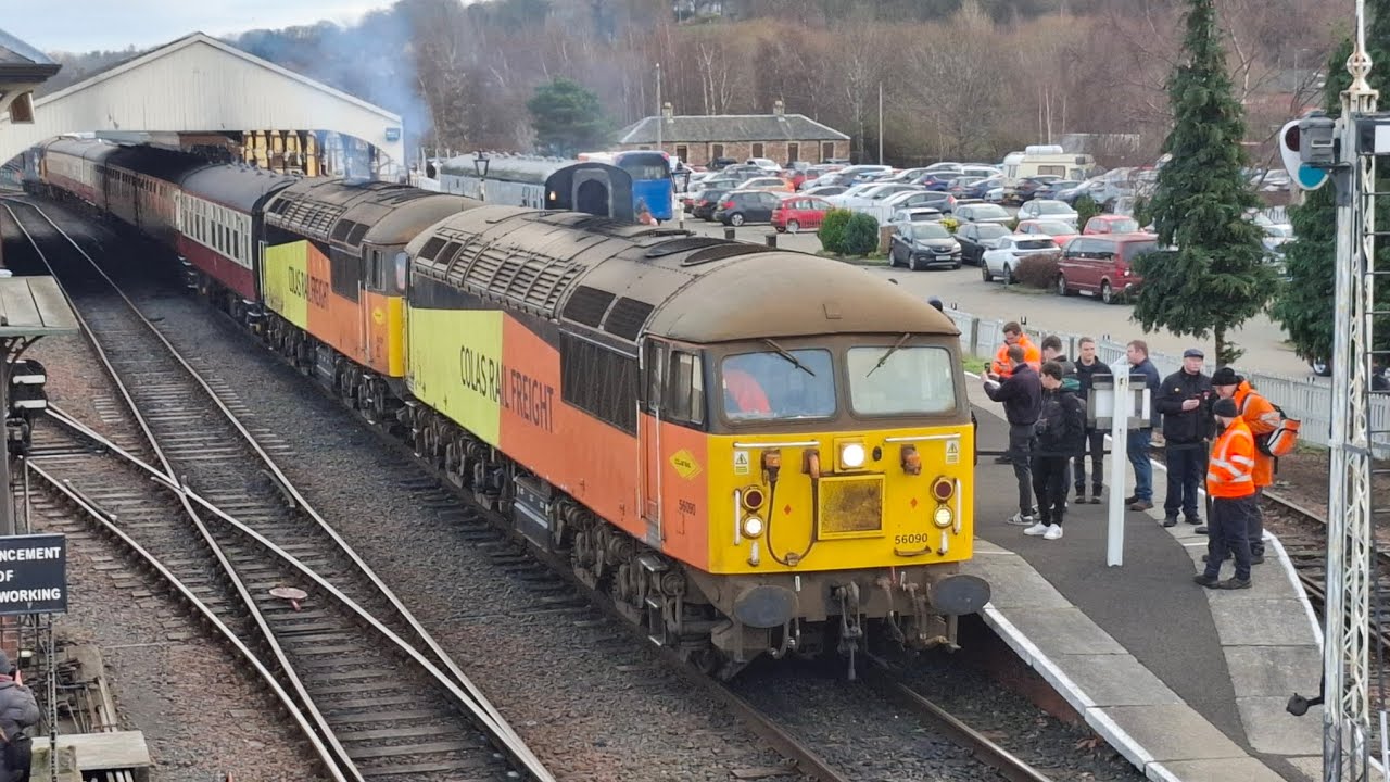 Highlights of Bo'ness & Kinneil Railway Winter Diesal Gala 2025