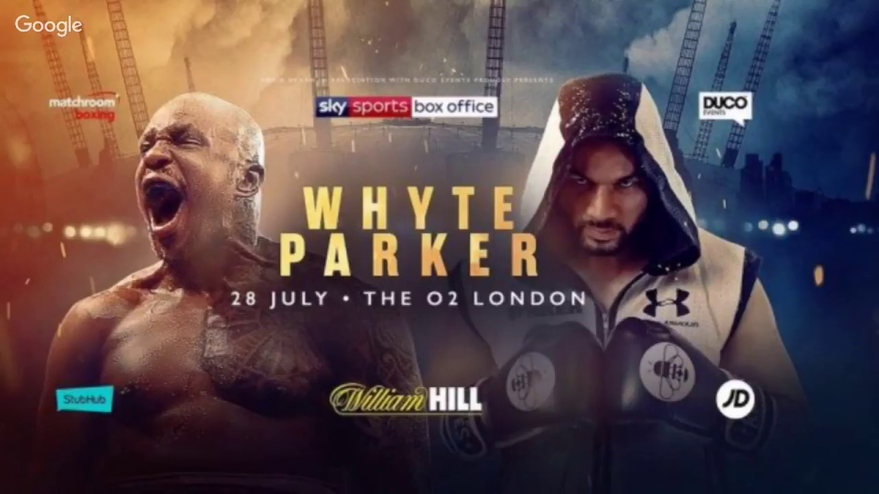 DILLIAN WHYTE VS JOSEPH PARKER LIVE AUDIO COMMENTARY