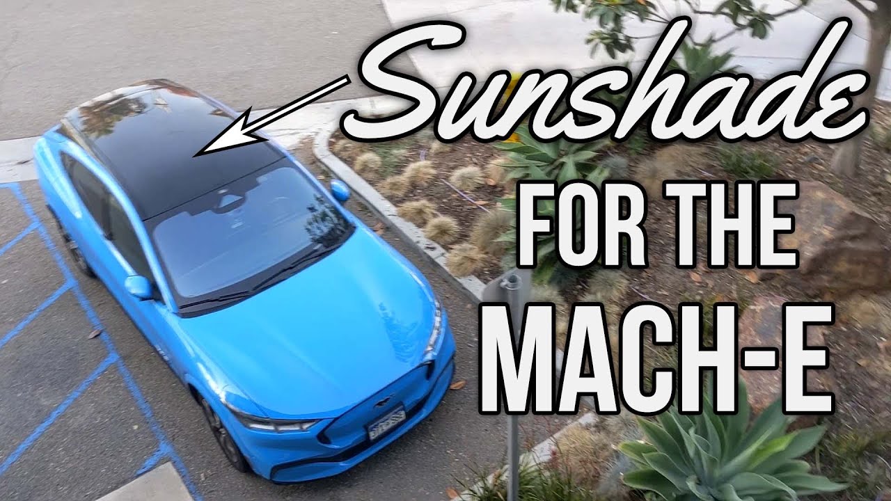 Mustang Mach-E Glass Roof Sunshade from Tesmanian