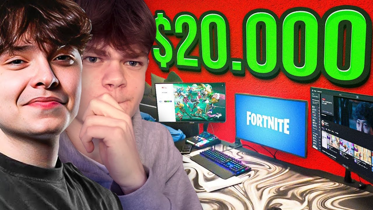 SO sieht das GAMING SETUP eines FORTNITE PRO aus (Vadeal)
