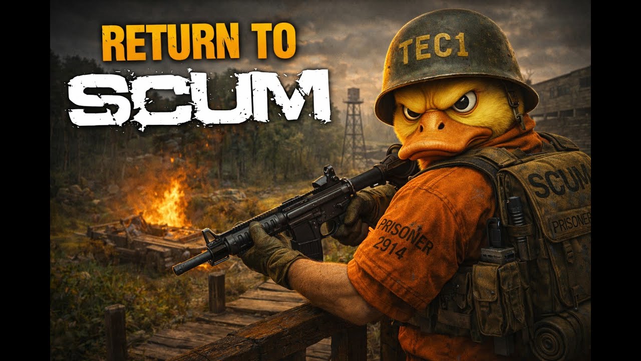 SCUM AO VIVO - A CABANA da ARVORE