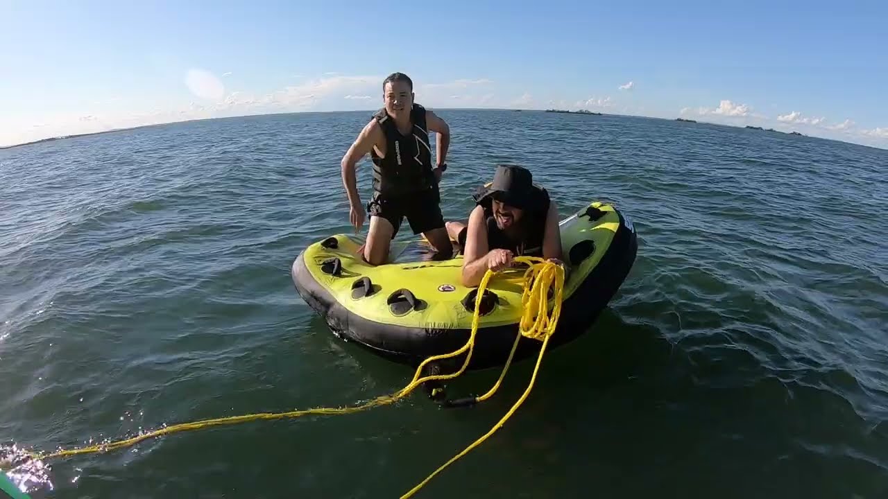AQUAJET - PUXANDO TODOS NA BOIA SEA-DOO NO SPARK TRIXX - PRESIDENTE EPITÁCIO - SP