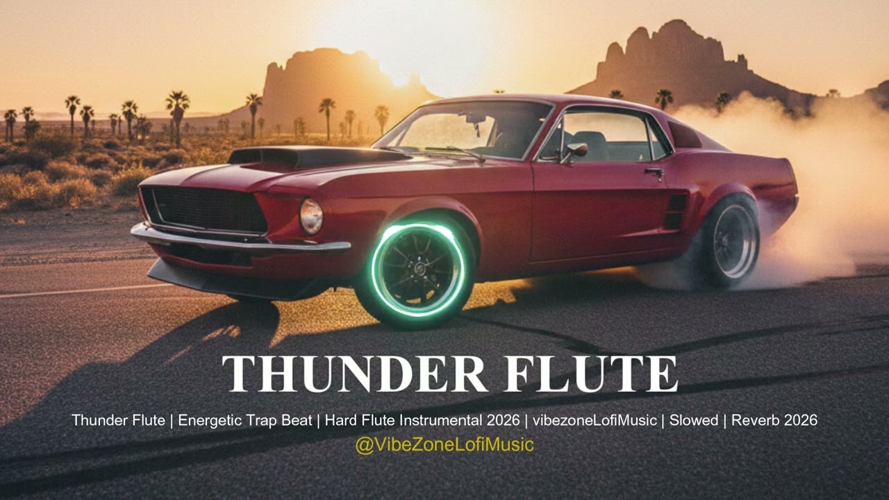 Thunder Flute | Energetic Trap Beat | Lofi Instrumental | vibezoneLofiMusic | Slowed | Reverb 2026
