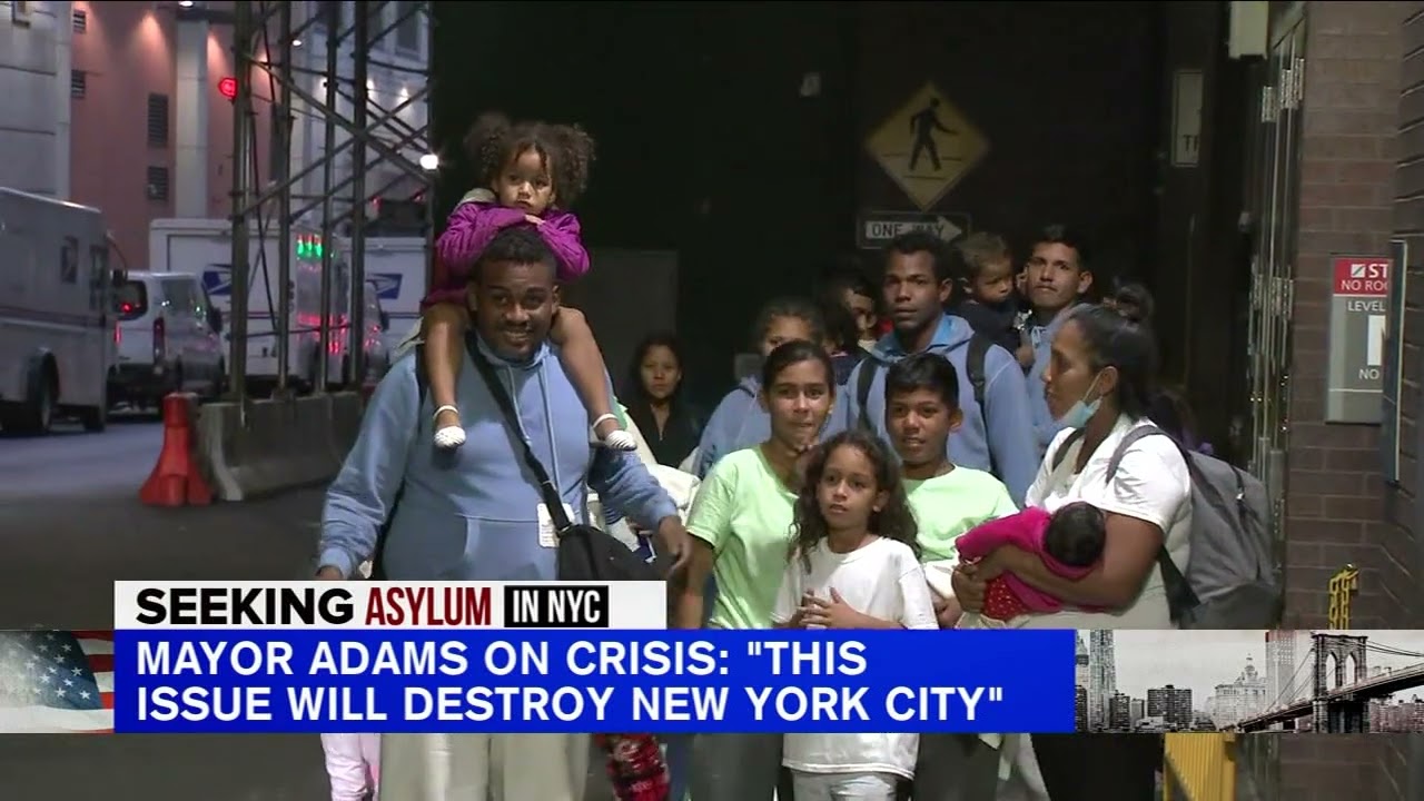 Mayor Adams calls asylum crisis will 'destroy' NYC