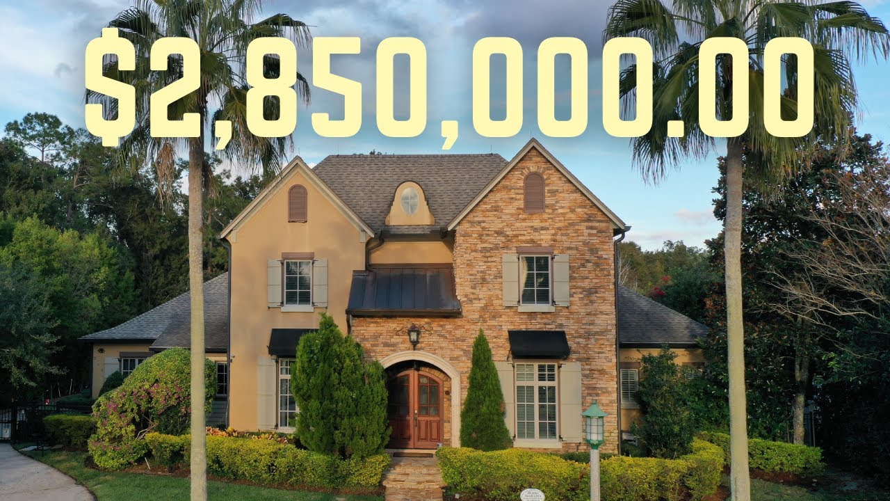 Touring a $2,850,000 Lakefront Luxury Home | Living in Celebration | Luxury Homes Florida