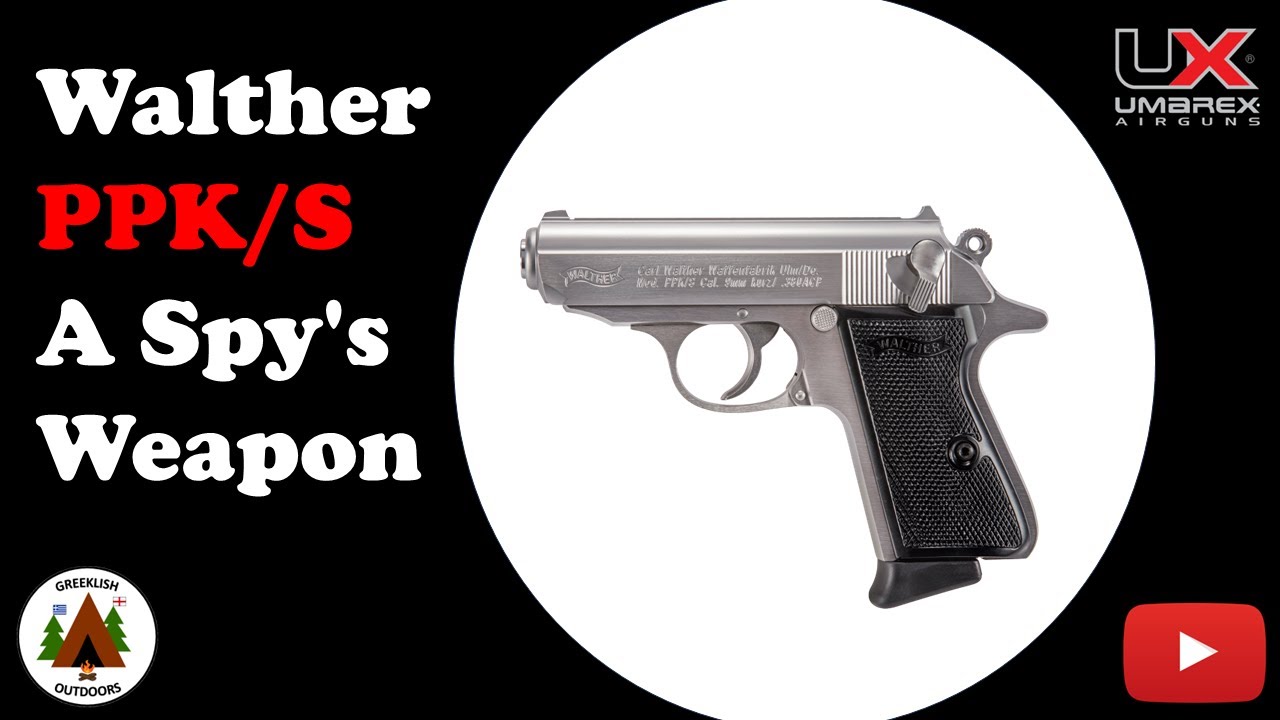 Пневматический пистолет Walther PPK/S 4,5 мм от Umarex — это весело!