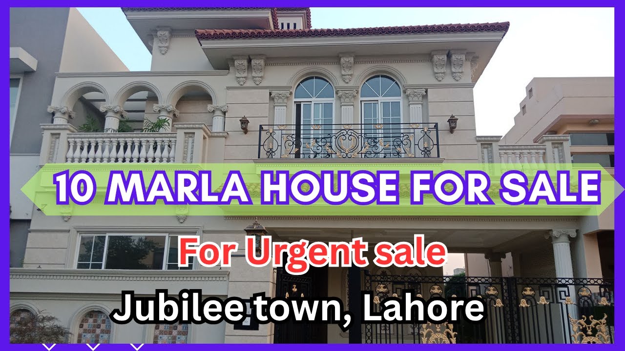 10 marla house for sale in jubilee town lahore, good investment of 2025