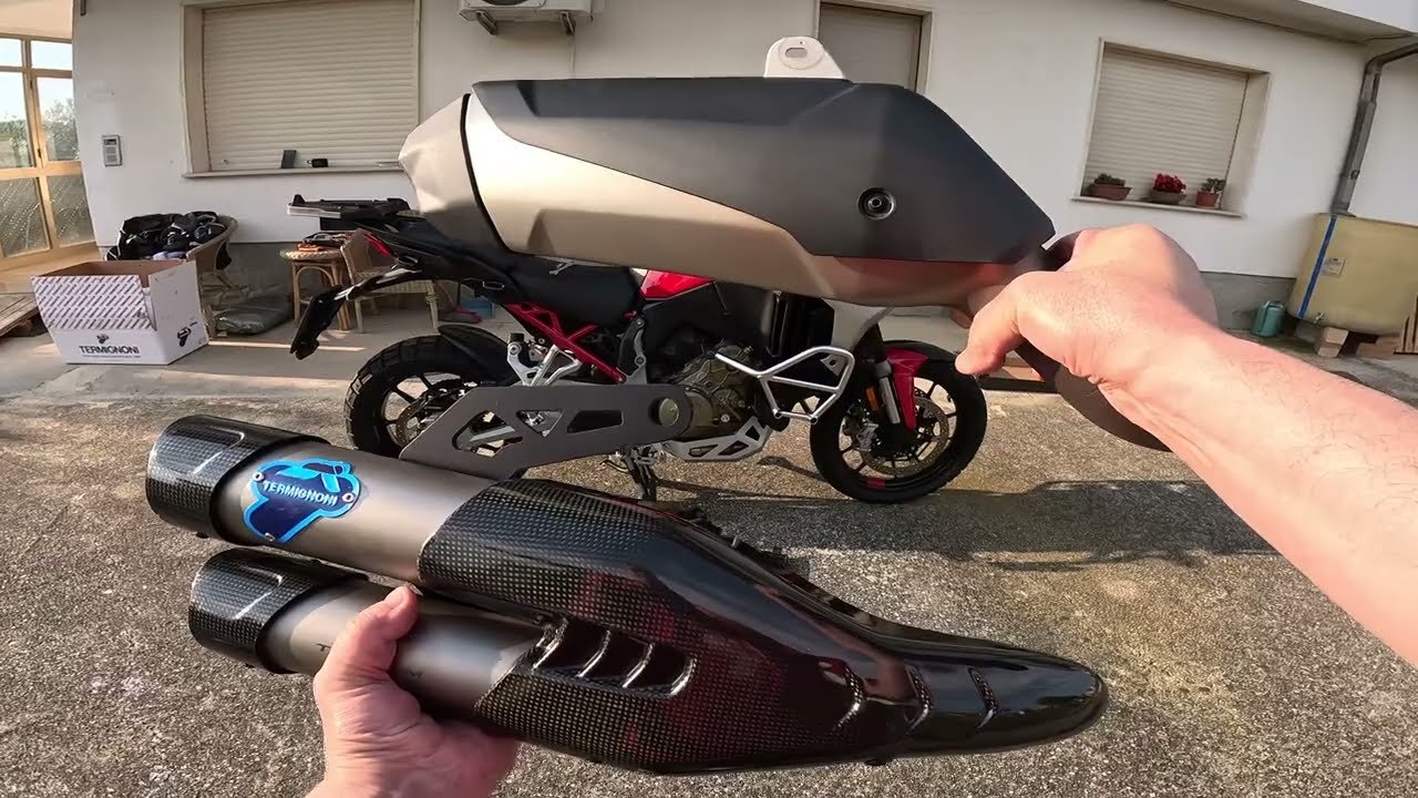Scarico Termignoni su Ducati Multistrada V4s -NO TALKING-