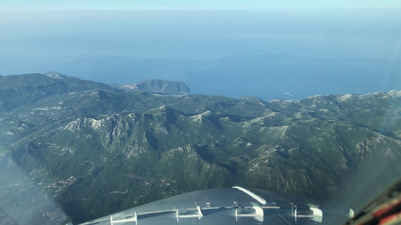 KTW-TIV (Tivat, Montenegro) Approach and Landing