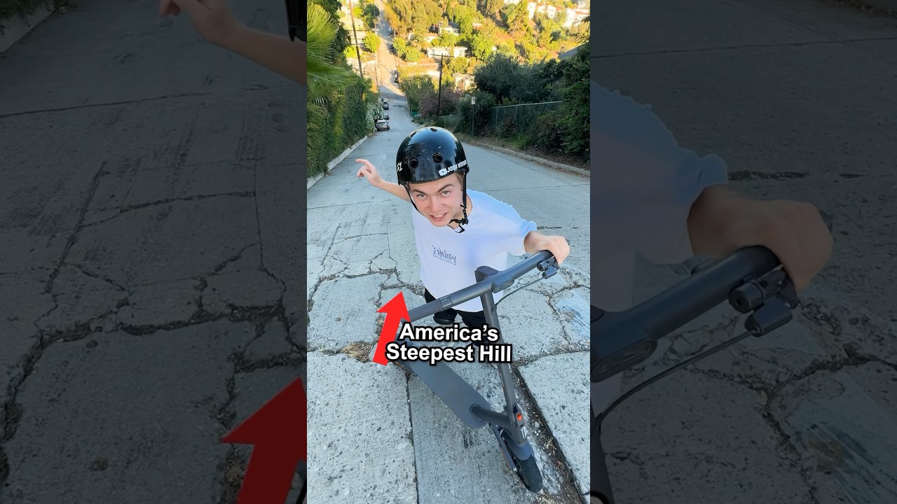 Крутейший холм против скутера 😳