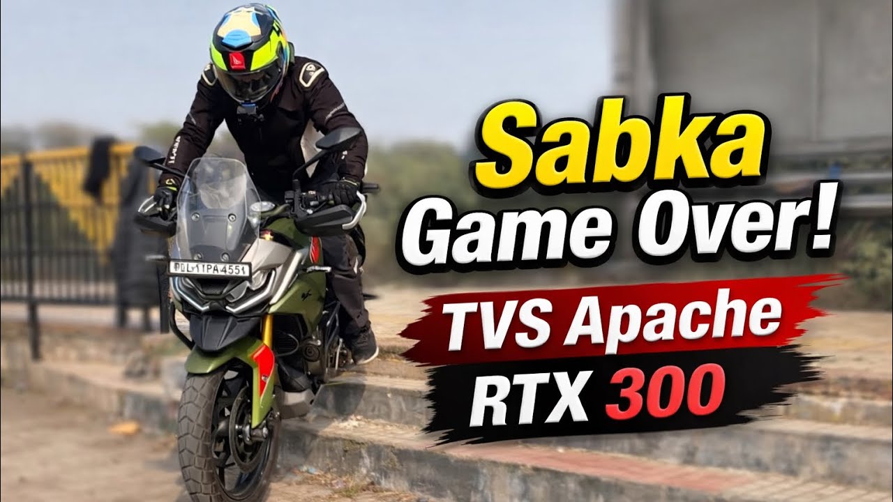 2026 TVS Apache RTX 300 Ride Review 