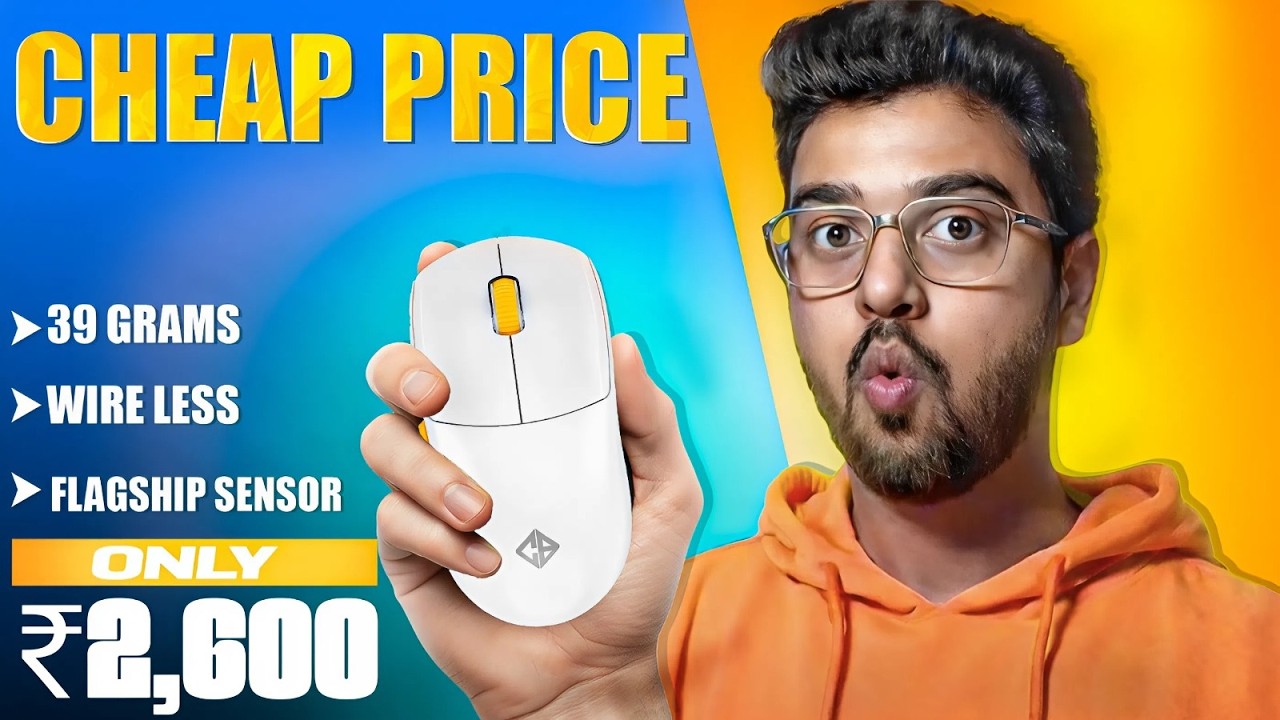This ₹2,600 Gaming Wireless Mouse is TOO POWERFUL for Its Price 😱 | 39G ULTRALIGHT! *GIVEAWAY*😍