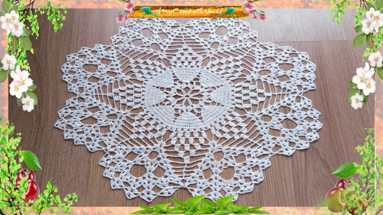 Serwetka Szydełkowy Kalejdoskop @mycrochetworld