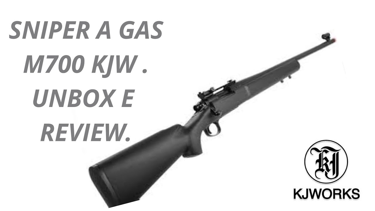 UNBOX E REVIEW. SNIPER M700P KJW GÁS. ( OQUE VC PRECISA SABER ANTES DE COMPRAR) .