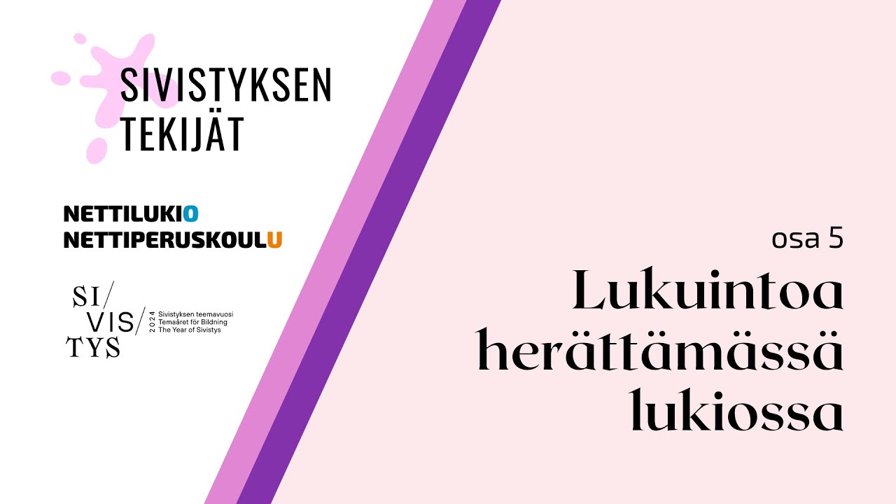 Lukuintoa her&auml;tt&auml;m&auml;ss&auml; lukiossa