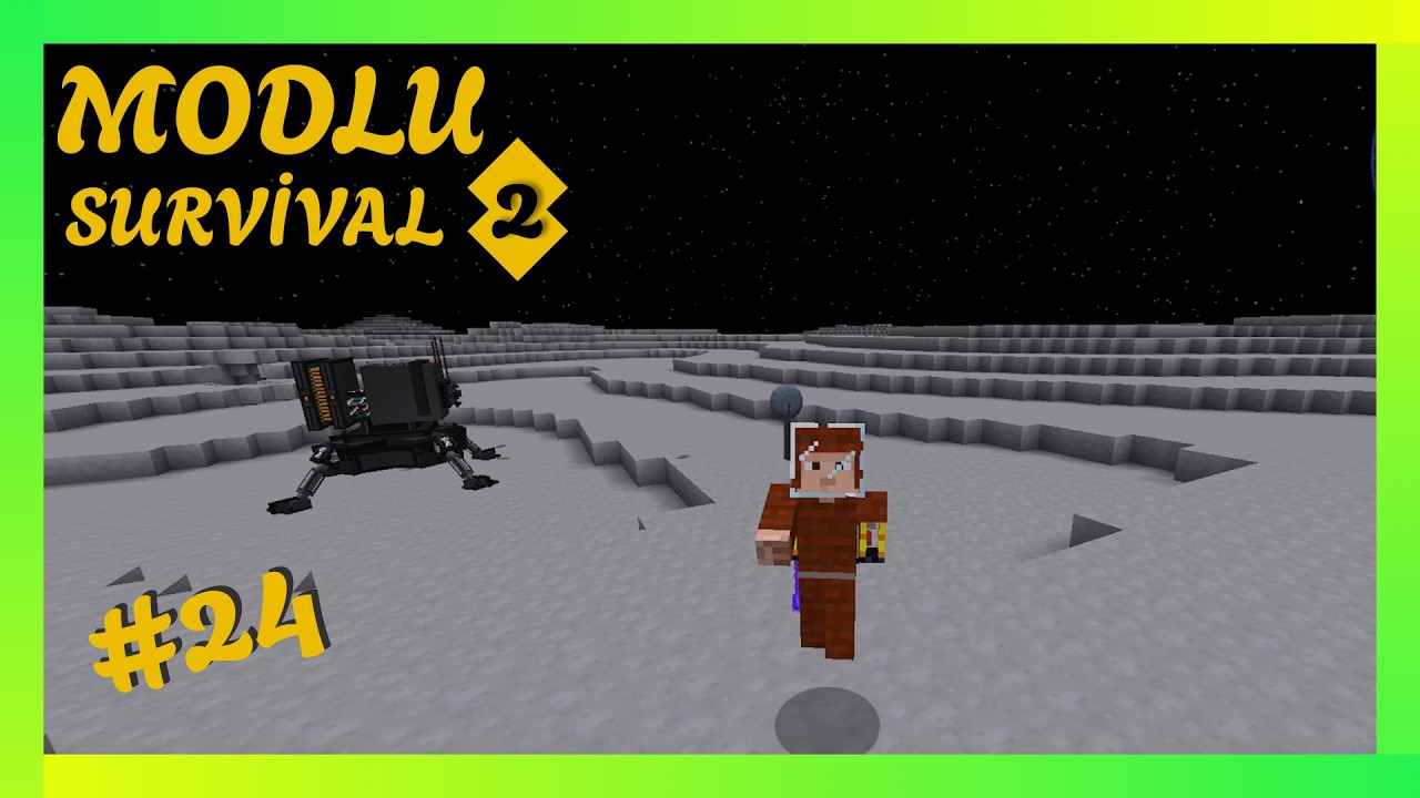 AY MACERASI ve KEŞİF 🌚 UZAYLI KÖYLÜLER - Modlu Survival #24