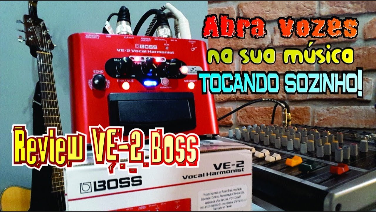 Review VE-2 Boss || Voz e Violão || Silvio Junior