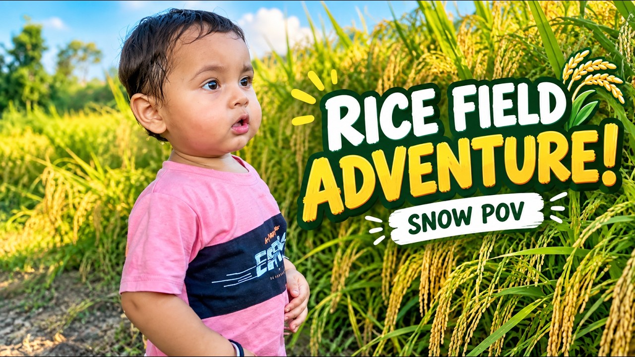 Come Explore the Rice Fields with Me! 🥰🌾