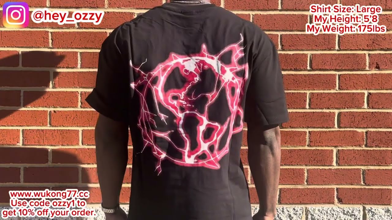 Обзор футболки Revenge Red Lightning www.wukong77.cc