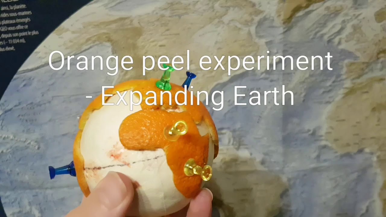 Expanding Earth experiment and new paleoglobe solution