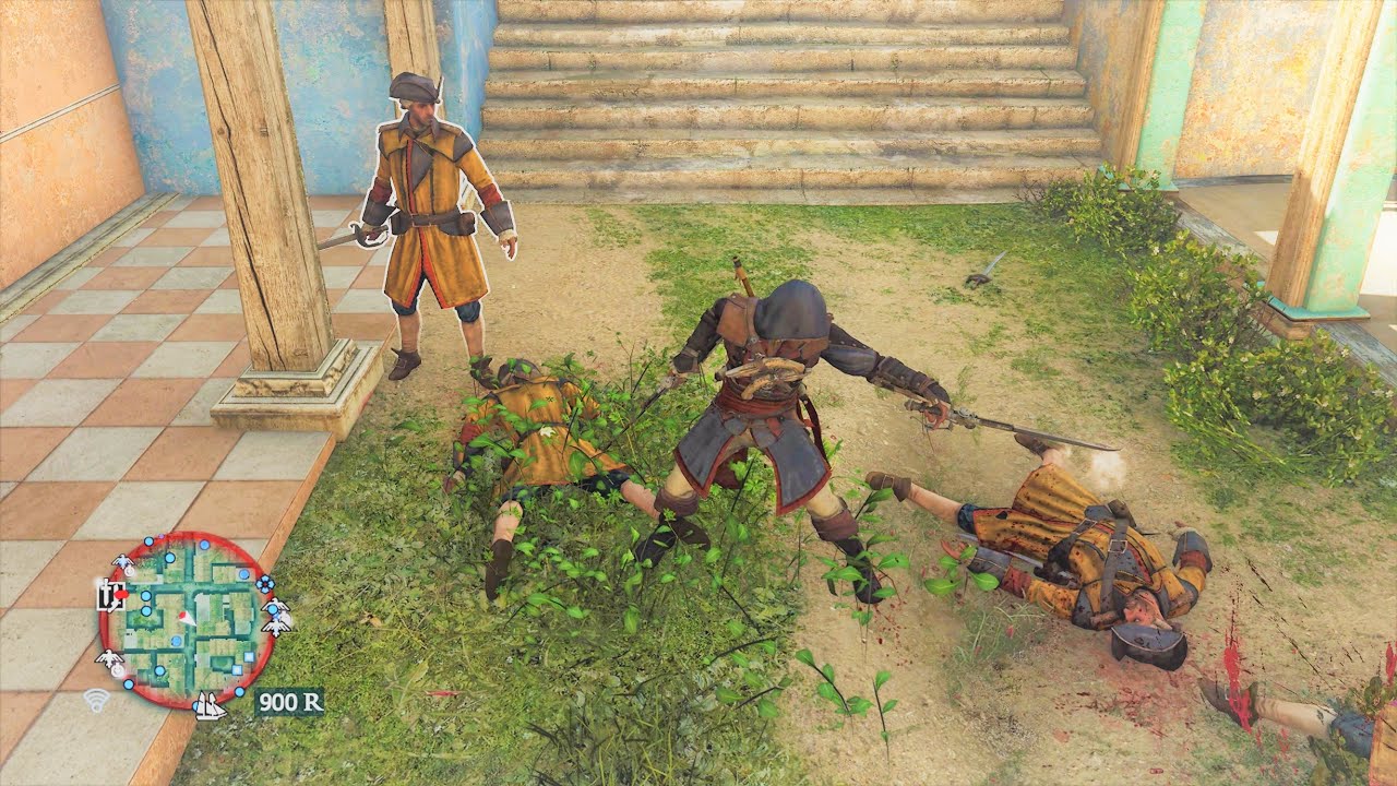 Assassin's Creed Black Flag Haytham's Outfit Free Roam Combat