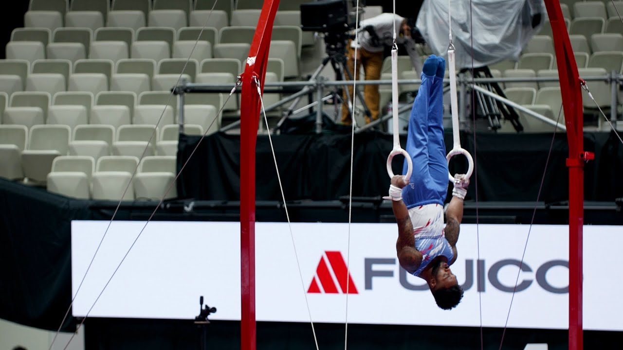 Courtney Tulloch (GBR) - Still Rings - 2021 World Championships - Podium Training