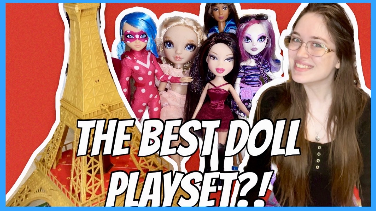COOLEST DOLL HOUSE EVER - THE EIFFEL TOWER?! Miraculous Paris Heroez playset (dollhouse review)