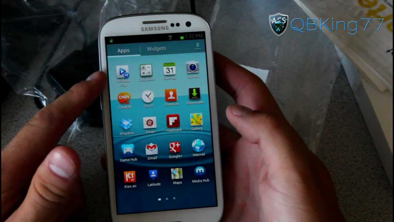 Sprint Samsung Galaxy S III Unboxing and First Impressions!