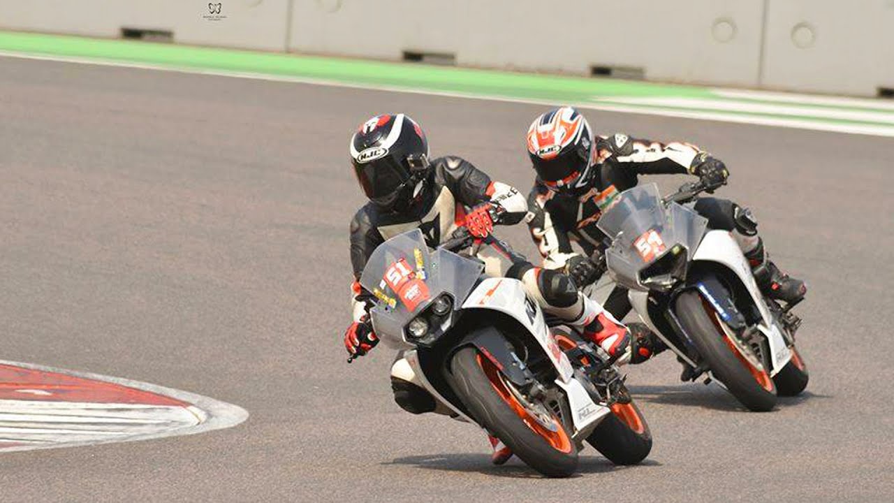 KTM RC390 Track Day at BIC Buddh International Circuit | RWR