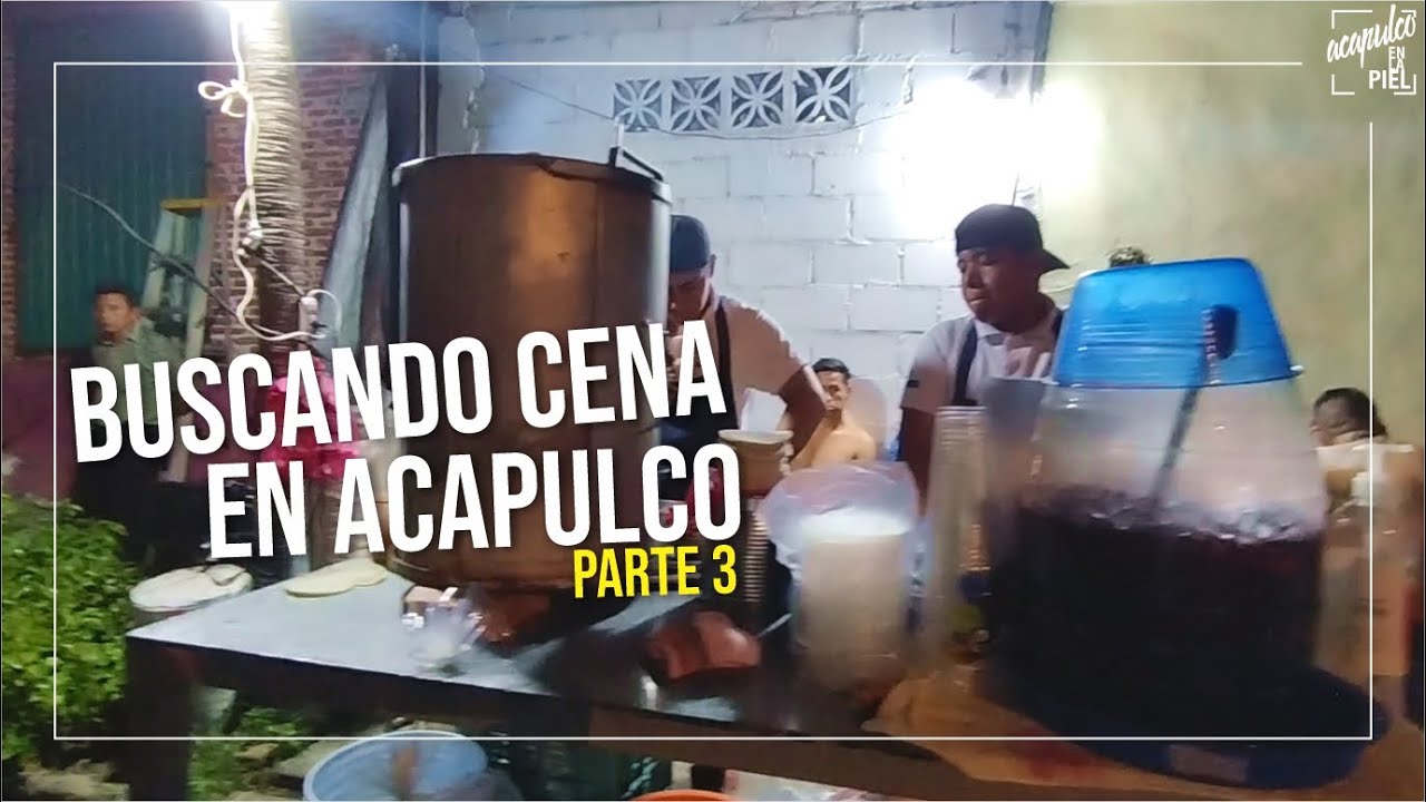 ¡BUSCANDO CENA EN ACAPULCO! (TERMINA MAL) XD #acapulco #acapulcoenlapiel #tacos #cena