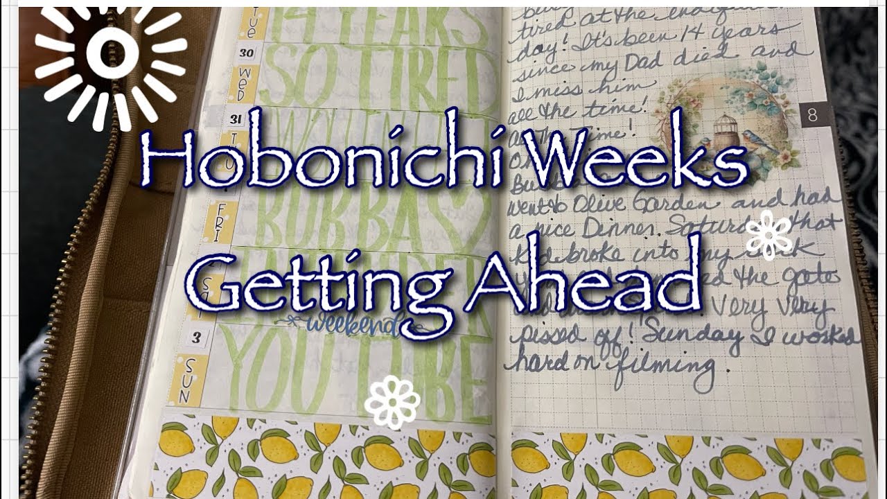 Hobonichi Weeks & My Journal | How I Use My Sticker Stash