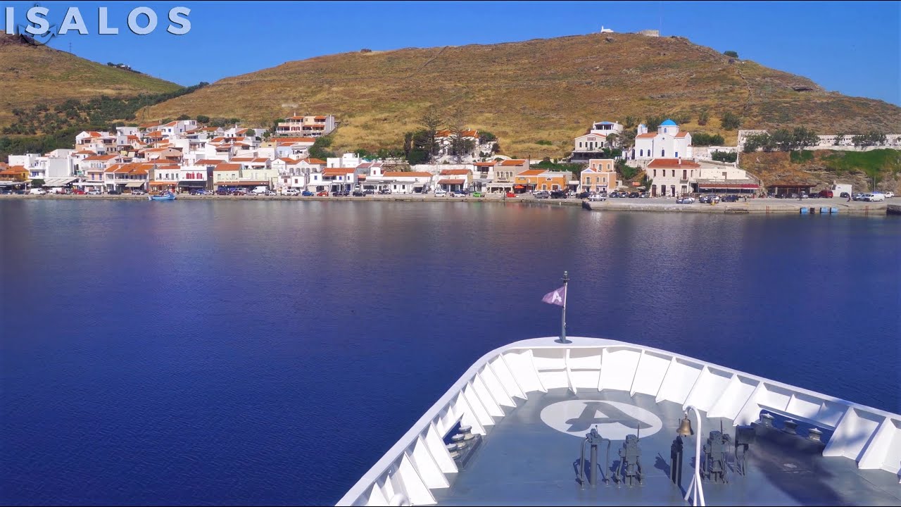 Marmari Express – “Χορευτική” μανούβρα 360° στη Τζιά (360° maneuver at the port of Kea)