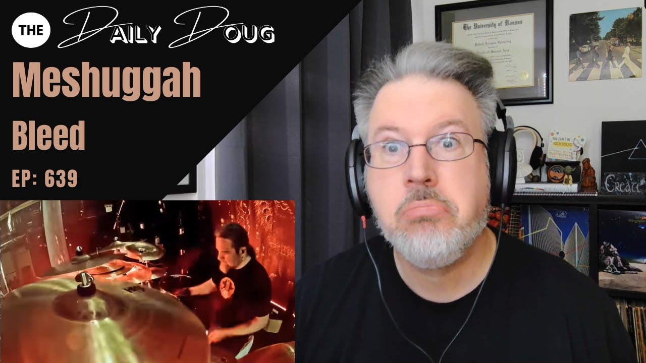 Композитор и воображаемый барабанщик отреагировал на MESHUGGAH: Bleed (живая запись с барабанной ...