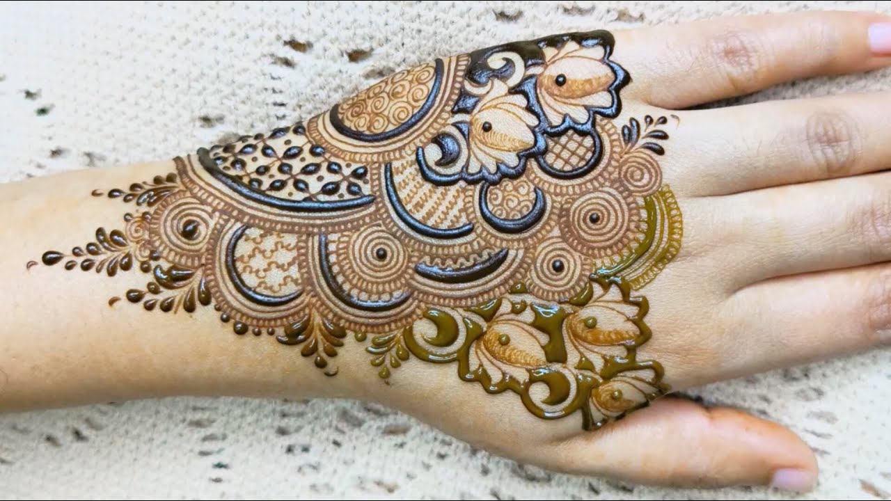 Beautiful mehndi design | Latest stylish henna design | Mehndi ke design | Henna design | Mehndi art